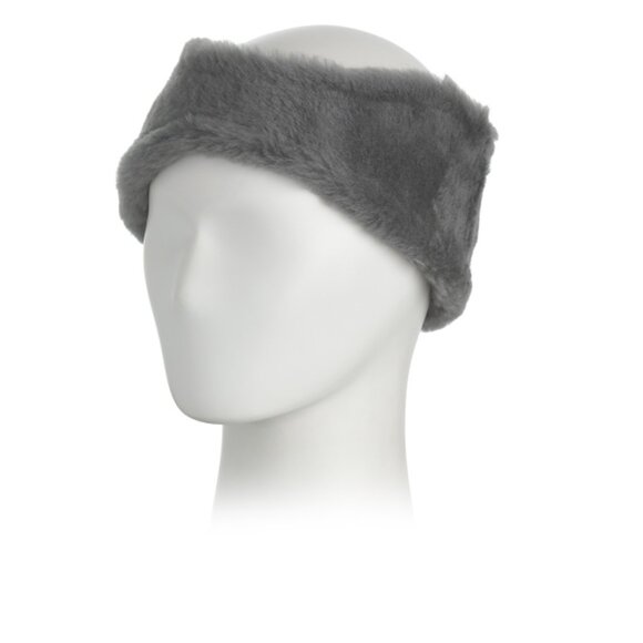 UGG Charcoal Sheepskin Reversible Headband - Picture 1 of 2